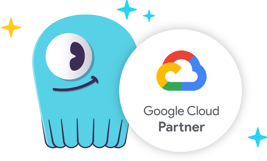 Google Cloud Partner and ScyllaDB Mascot