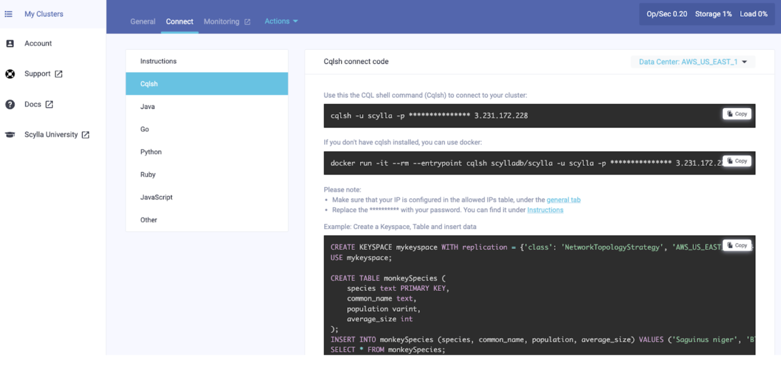 Getting Started with ScyllaDB Cloud Using Node.js Part 1 - ScyllaDB